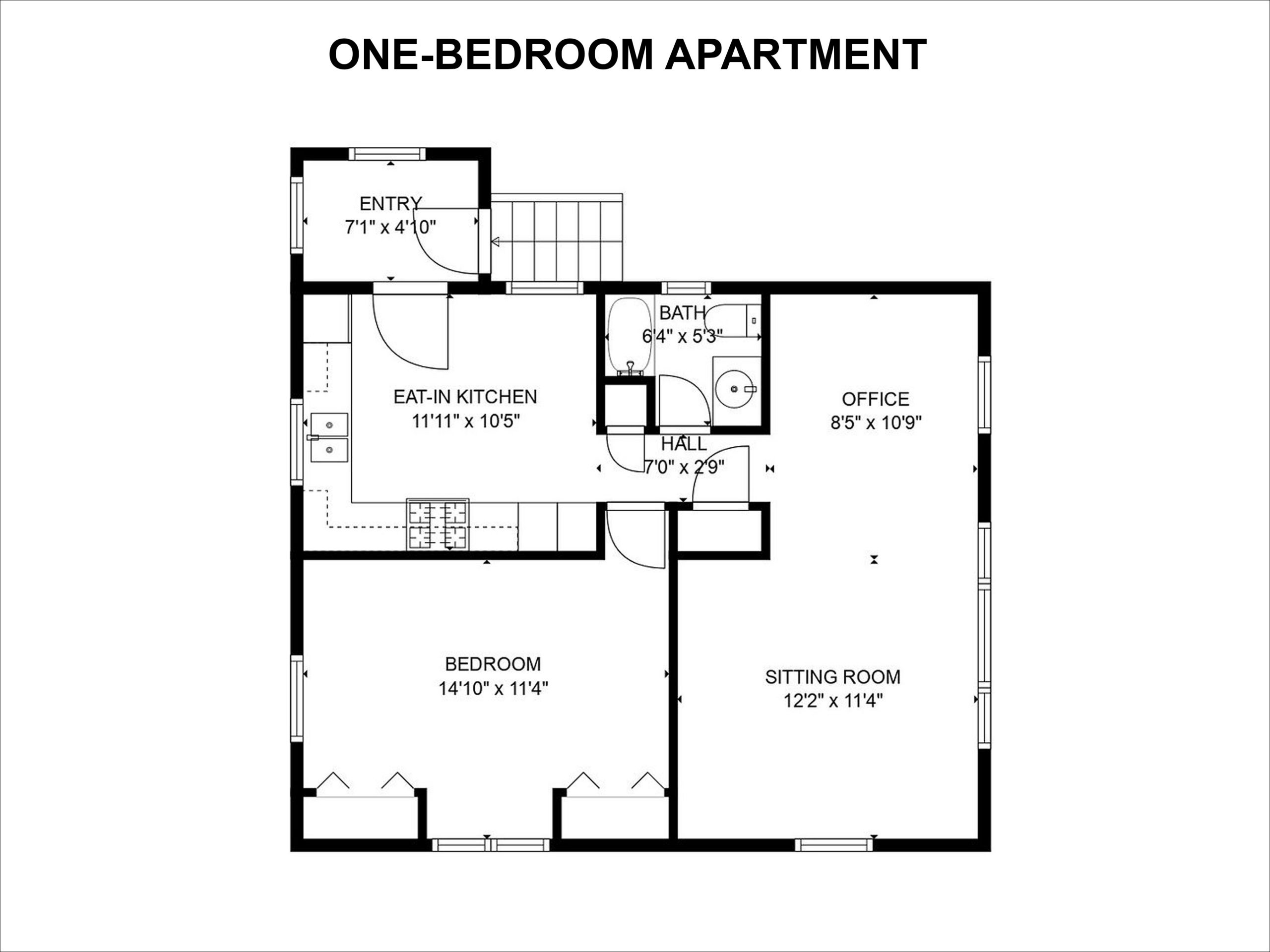 one-bedroom apartment_